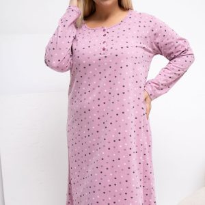 Plus Size Nightgown model 223303 Forever Pink