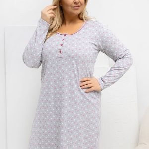 Plus Size Nightgown model 223309 Forever Pink