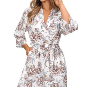 Short bathrobe model 228613 Donna